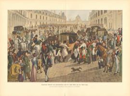 Napoleon Departure Of Fontainebleau To The Island Of Elba On 20 April 1814 Napoleon Departure Of Fontainebleau To The Island Of Elba On 20 April 1814
